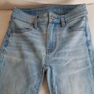 American Eagle Skinny Distressed Jeans